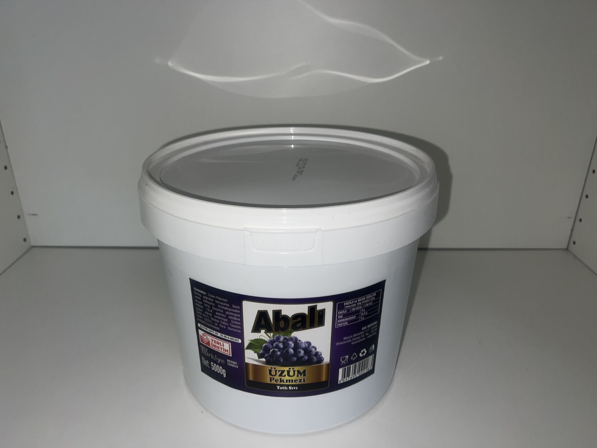 Abalı Üzüm Pekmezi 5 kg