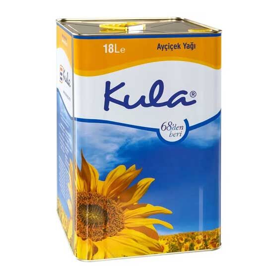 Kula Ayçiçek Yağı 18 lt